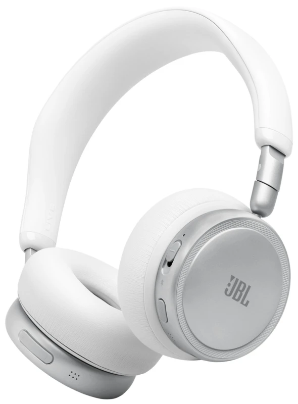 Image of JBL JBL Live 680NC On-Ear Wireless & Wired Noise Cancelling Headphones - White