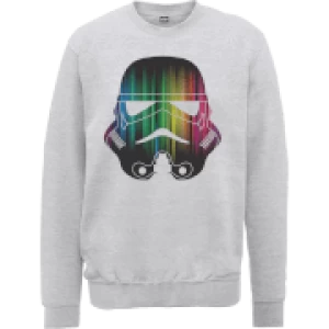 Image of Star Wars Vertical Lights Stormtrooper Sweatshirt - Grey - L