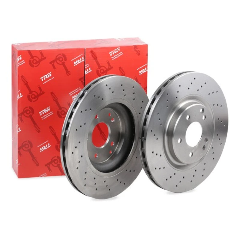 Image of TRW DF6153S Brake disc SPS perforated/vented Brake Disc (82)
