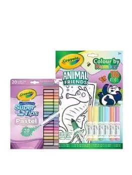 image of Crayola Pastel Colouring Bundle