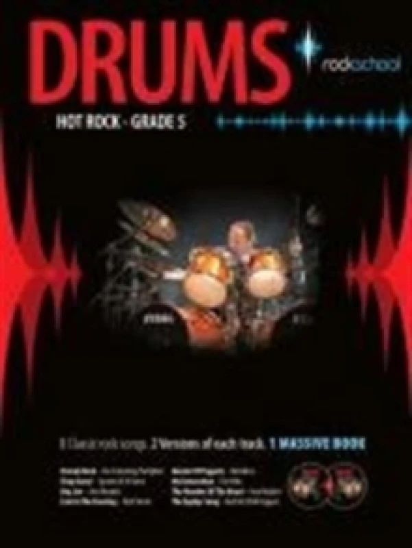 Image of Rockschool Hot Rock Drums Grade 5 by Simon Pitt Paperback