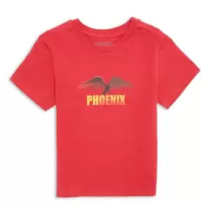 Image of Fantastic Beasts Phoenix Kids T-Shirt - Red - 11-12 Years
