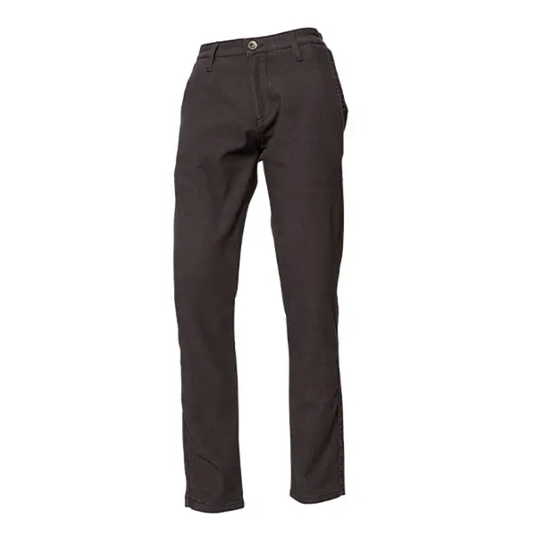 image of ROKKER Tweed Chino Tapered Slim Dark Grey L30/W40