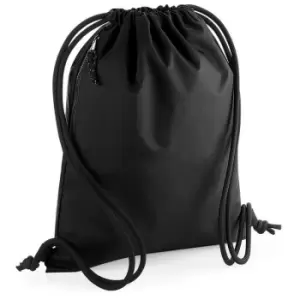 Image of Unisex Recycled Gymsac (One Size) (Black) - Bagbase