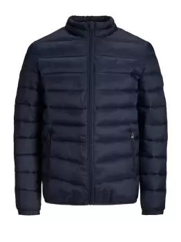 Image of JACK & JONES Zip Through Puffer Jacket Men Blue