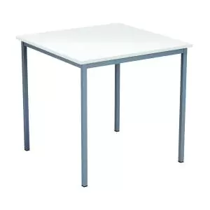 image of Serrion Square Table 750mm White KF79846 KF79846