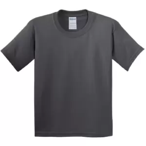 Image of Gildan Childrens Unisex Soft Style T-Shirt (L) (Charcoal)