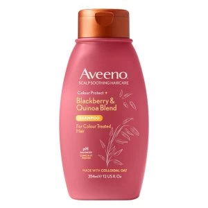 image of Aveeno Colour Protect Blackberry & Quinoa Blend Shampoo 354ml