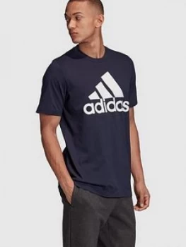 image of adidas Badge Of Sport T-Shirt - Navy Size M Men