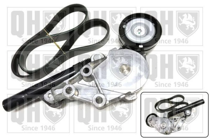 Image of QUINTON HAZELL V-Ribbed Belt Set QUINTON HAZELL QDK41