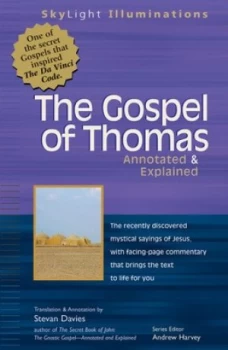 Image of Gospel of Thomas Annotated and Explained by Stevan Davies Book