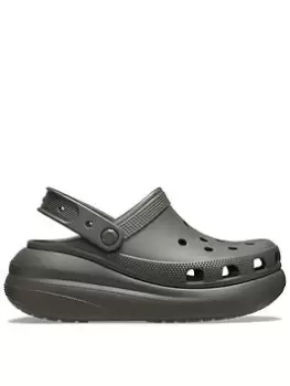 Image of Crocs Classic Crush Clog - Dusty Olive, Green, Size 5, Women