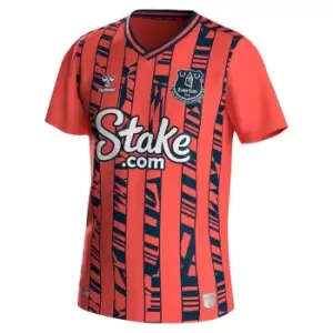 Image of Hummel Everton Away Shirt 2023 2024 Adults - Pink