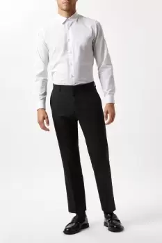 image of Plus And Tall Tailored Charcoal Essential Trousers