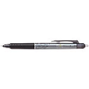 Image of Pilot FriXion Ball Clicker Gel Rollerball Pen Erasable Fine 0.25mm Black Pack of 12