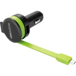 Image of RealPower 257635 257635 USB charging station Car Max. output current 2400 mA 2 x USB