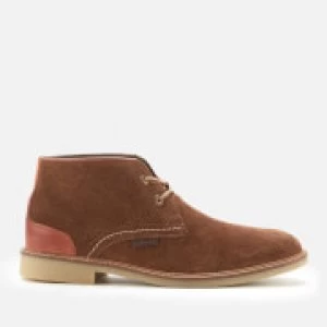 Image of Barbour Mens Kalahari Suede Desert Boots - Dark Sand - UK 10