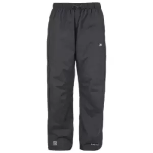 image of Trespass Mens Purnell Waterproof & Windproof Over Trousers (M) (Black)