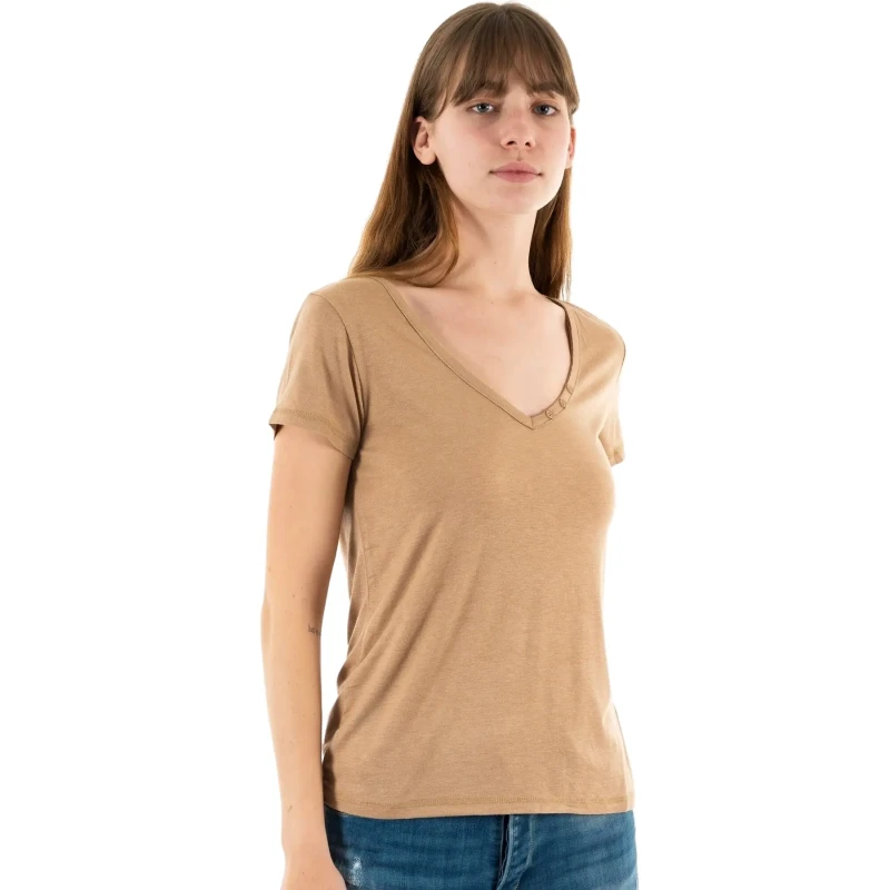 Image of Freeman T Porter Womens T-Shirt Freeman T Porter Tarissa Icon Beige Female XS