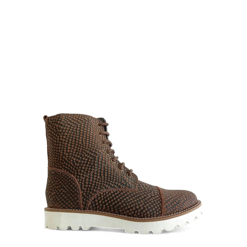 Image of Firetrap Womens Lizzy Hiker Rugged Boots Brown female 3 (36)