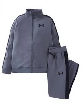 image of Urban Armor Gear Boys Knit Track Suit - Grey, Size L=11-12 Years