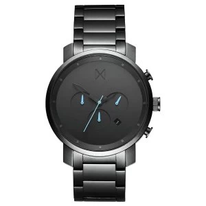 Image of MVMT Mens Chronograph Black Stainless Steel Bracelet Watch