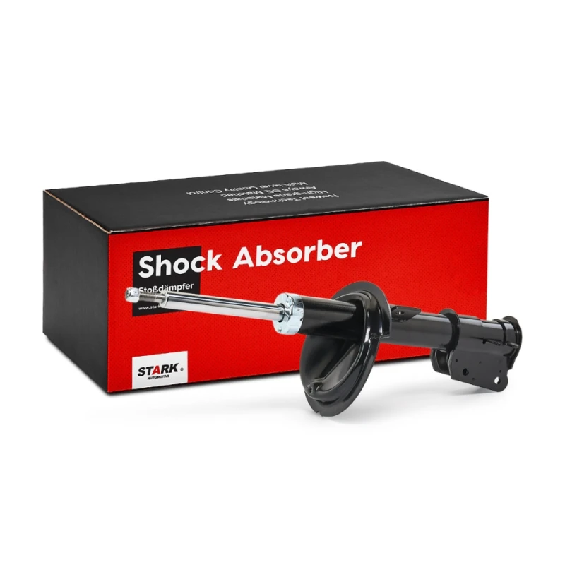 Image of STARK SKSA-0131007 Shock absorber Front Axle, Gas Pressure, Twin-Tube, Suspension Strut, Bottom Clamp Shock Absorber (854)