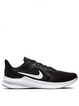 image of Nike Downshifter 10 - Black/White, Size 12, Men