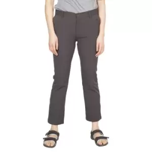 image of Trespass Womens/Ladies Zulu Cropped Trousers (12 UK) (Dark Grey)