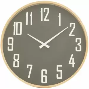 image of Vitus Black Wall Clock - Premier Housewares