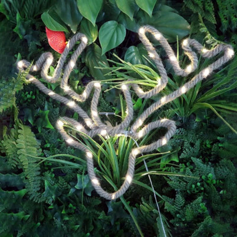 Image of Shatchi Christmas Stag Reindeer Head Silhouette LED Hemp Rope Lights Xmas Decoration Battery Operated Holiday Garden Home Wall Roo Brown