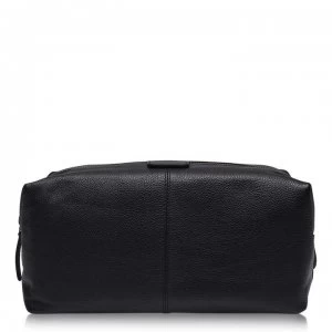 image of Howick Leather Wash Bag - Black