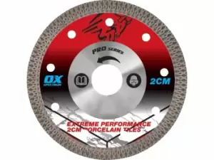 image of OX Tools 2CM-125/22 OX Pro 2CM Porcelain Cutting Blade 125 x 22.23mm