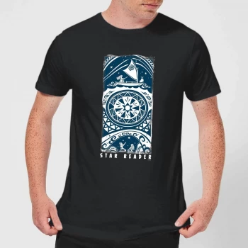 Image of Disney Moana Star Reader Mens T-Shirt - Black - 3XL - Black