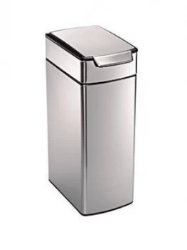 Image of Simplehuman 40Litre Slim Touch Bar Bin
