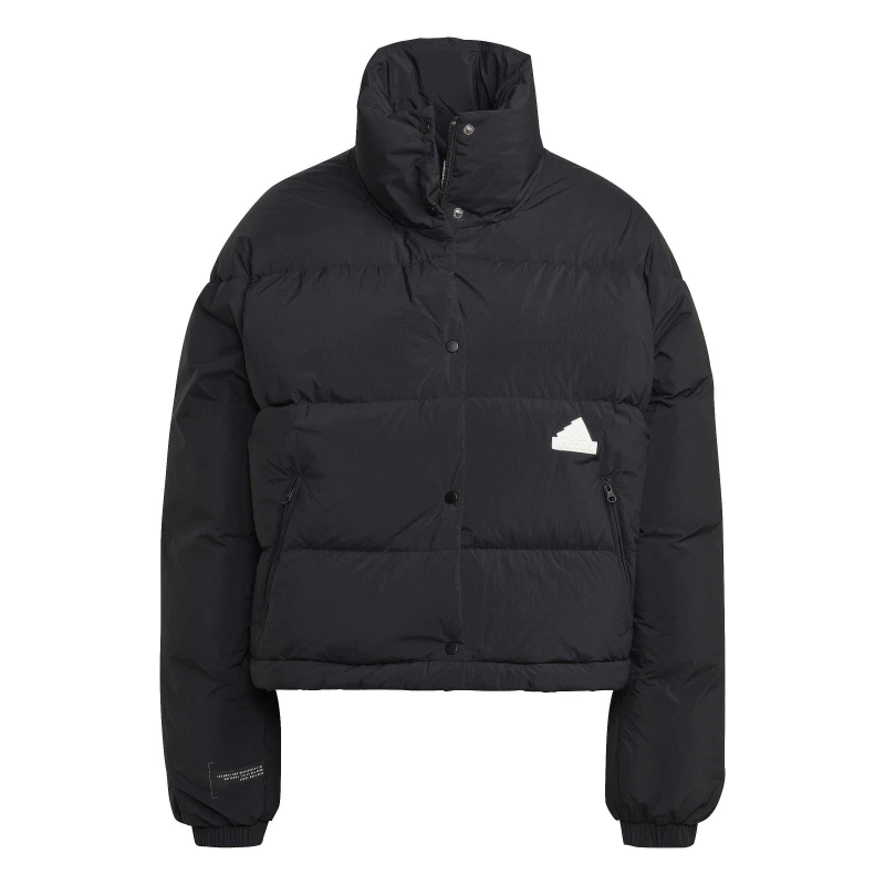 Image of adidas Womens Adidas Lightweight Puffer Jacket Black female 6 (XXS)