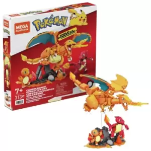 image of Mega Pokemon Building Set - Charmander Evolution