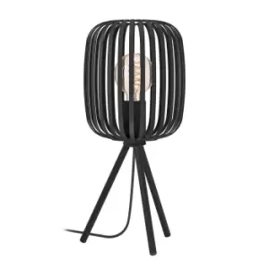 image of Eglo Romazzina Ip20 Modern Table Lamp - Black