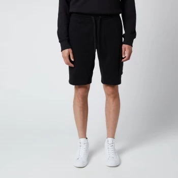 Image of Calvin Klein Jeans Mens Organic Cotton Jogger Shorts - Black - L