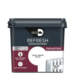 Image of Maison Deco Refresh Radiator Paint Cool White - 750ml