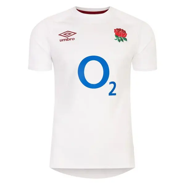 Image of Umbro England Rugby Home Shirt 2024 Juniors - White 13 - 14 Years