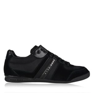 Image of Hugo Boss Parkour Runner Trainers Black/Gold Size 8 Men