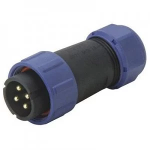 Image of Weipu SP2110 P 9 II Bullet connector Plug straight Series connectors SP21 Total number of pins 9