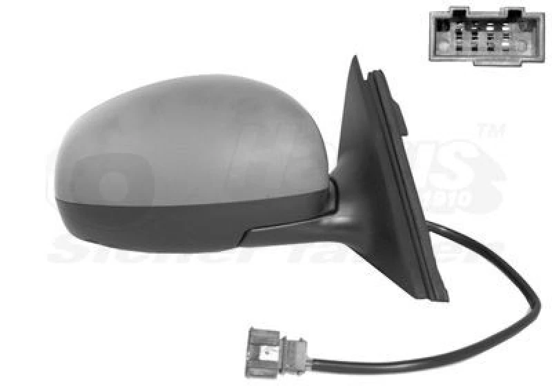 Image of VAN WEZEL Wing mirror VAN WEZEL 7627808