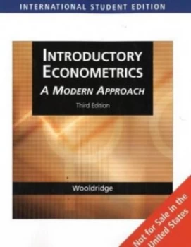 Image of Introductory Econometrics by Jeffrey M Wooldridge Paperback