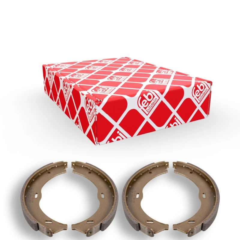 Image of FEBI BILSTEIN 38531 Handbrake Shoes Rear Axle Brake Shoe Set,parking brake (1419)