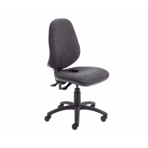 image of TC Office Calypso Twin Lever Ergonomic Chair with Lumbar Pump, Charcoal