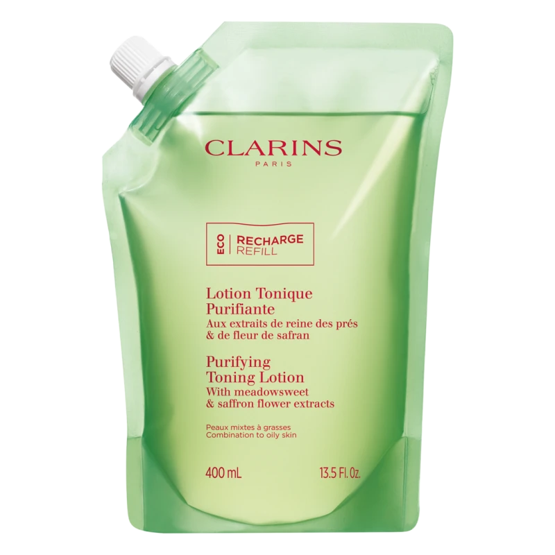 Image of Clarins Purifying Toning Lotion with Meadowsweet Refill 13.5 oz.