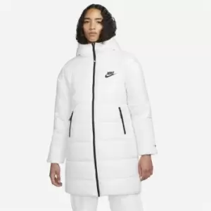 image of Nike Sportswear Therma-FIT Repel Womens Synthetic-Fill Hooded Parka - White