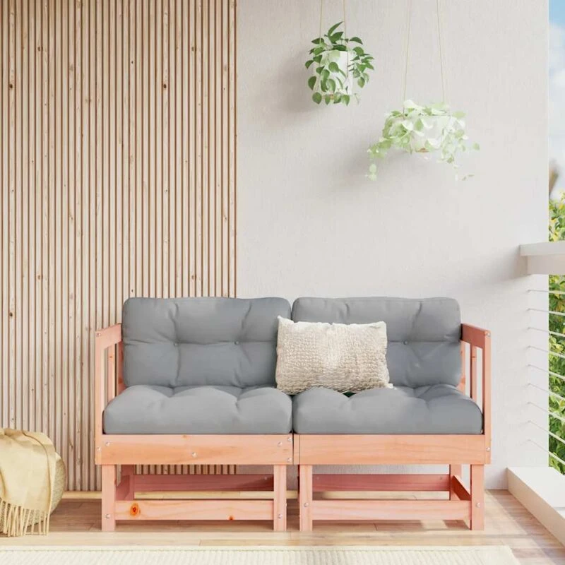 Image of VIDAXL Corner Sofas with Cushions 2 pcs Solid Wood Douglas Vidaxl 8720845801779